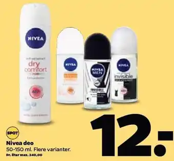 Netto Nivea deo tilbud
