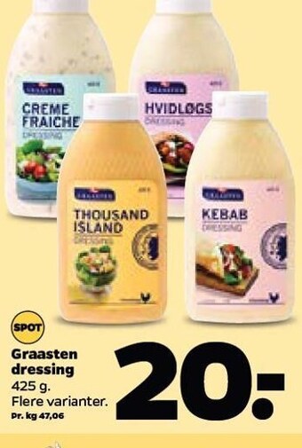 Netto Graasten dressing tilbud