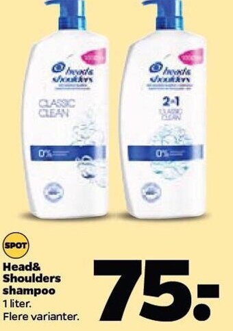 Netto Head & shoulders shampoo tilbud
