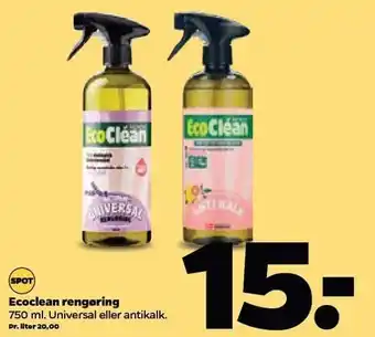 Netto Ecoclean rengøring tilbud