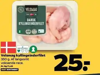 Netto Velsmag kyllingeinderfilet tilbud