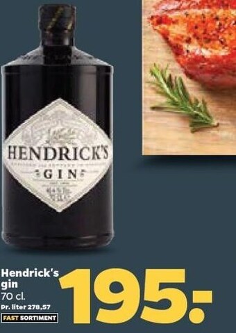 Netto Hendrick's gin tilbud