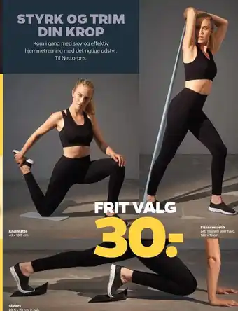 Knæmåtte el. fitnesselastik