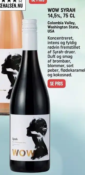 REMA 1000 Wow syrah tilbud