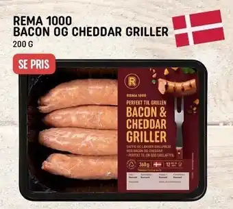 REMA 1000 Bacon og cheddar griller tilbud