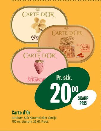 Min Købmand Carte d'or tilbud