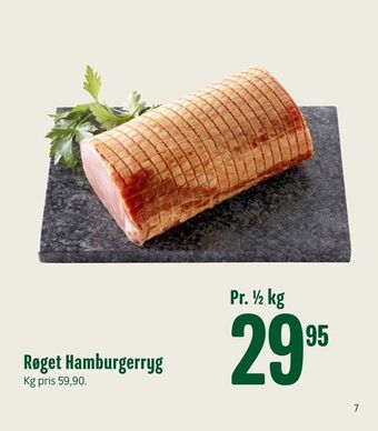 Min Købmand Røget hamburgerryg tilbud