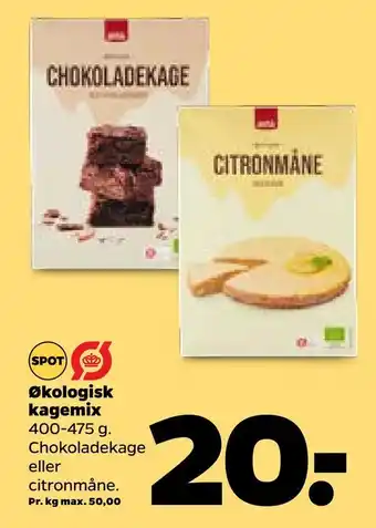 Økologisk kagemix
