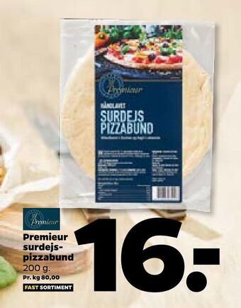 Netto Premieur surdejs pizzabund tilbud