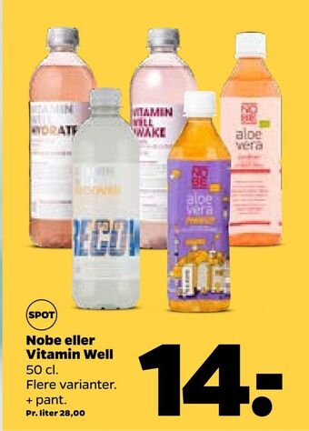 Netto Nobe eller vitamin well tilbud
