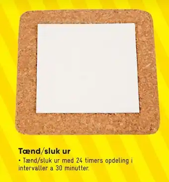 Bilka Tænd/sluk ur tilbud