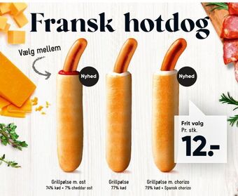 Bilka Fransk hotdog tilbud
