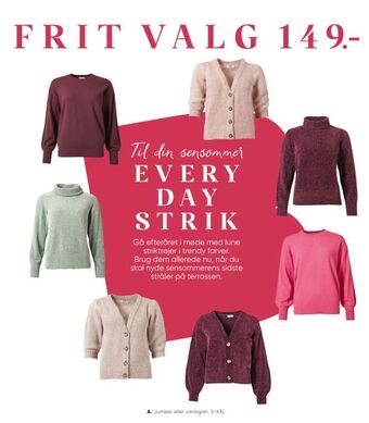 Bilka Jumper eller cardigan tilbud