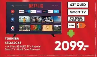 Bilka Toshiba 43" qled smart tv tilbud