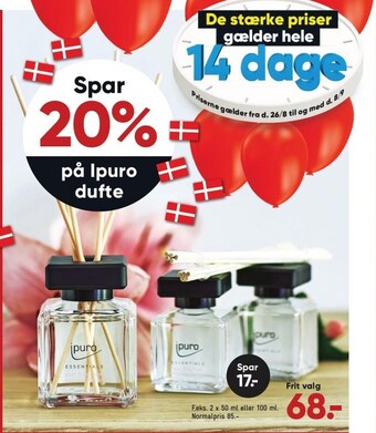 Bilka Spar 20% på ipuro dufte tilbud