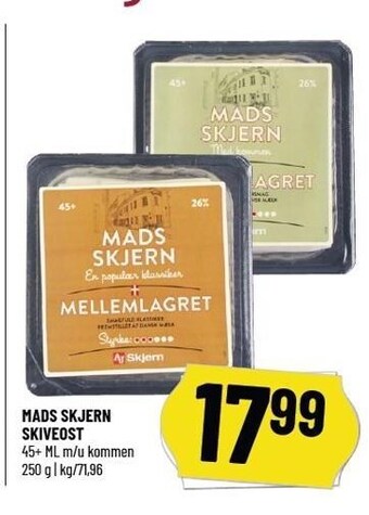 Løvbjerg Mads skjern skiveost tilbud