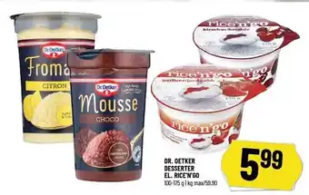 Løvbjerg Dr. oetker desserter el. rice'n'go tilbud