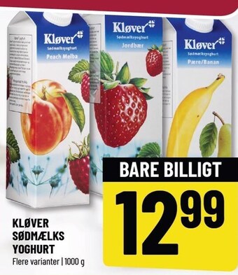 Løvbjerg Kløver sødmælks yoghurt tilbud