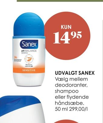 Matas Udvalgt sanex tilbud
