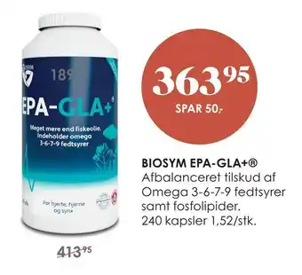 Matas Biosym epa-gla+® tilbud