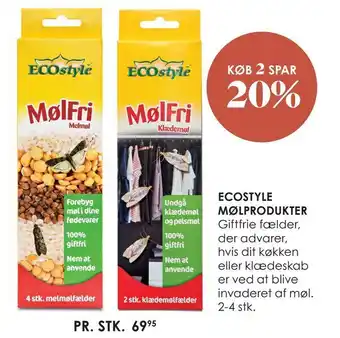Ecostyle mølprodukter
