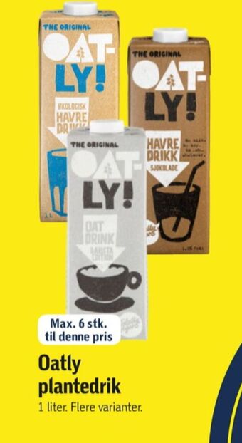 Føtex Oatly havredrik tilbud