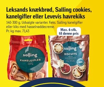 Føtex Leksands knækbrød tilbud