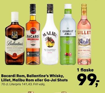 Kvickly Ballantines whisky tilbud