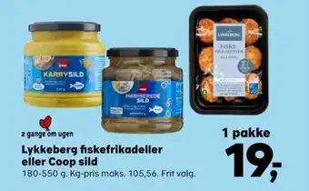 Kvickly Lykkeberg sild tilbud