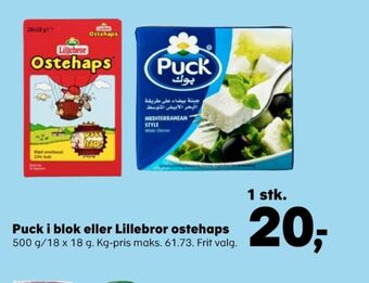 Kvickly Puck salatost tilbud