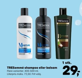 Kvickly Tresemmé shampoo tilbud