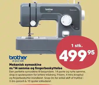 Kvickly Brother symaskine tilbud