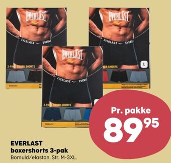 Kvickly Everlast boxershorts tilbud