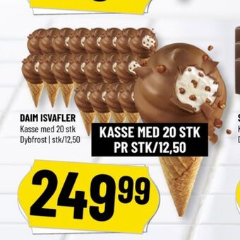 Løvbjerg Daim isvafler tilbud