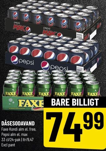 Løvbjerg Faxe kondi sportssodavand tilbud
