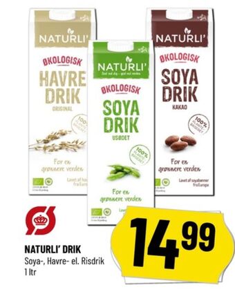 Løvbjerg Naturli' havredrik tilbud