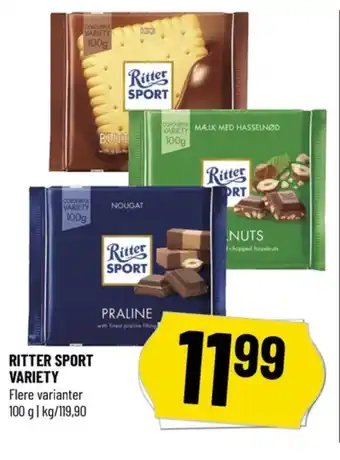 Løvbjerg Ritter sport chokoladeplade butter biscuit tilbud
