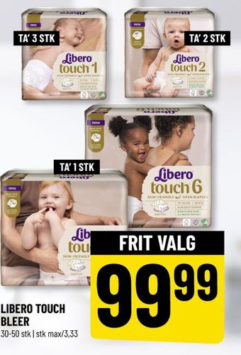 Løvbjerg Touch bleer str 1 2-5kg tilbud