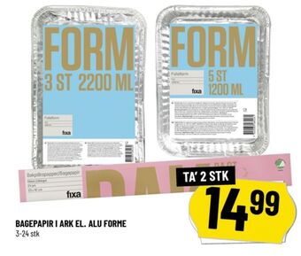 Løvbjerg Fixa bagepapir tilbud