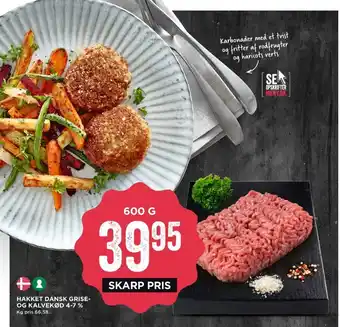 MENY Gestus hakket kalv og grisekød tilbud