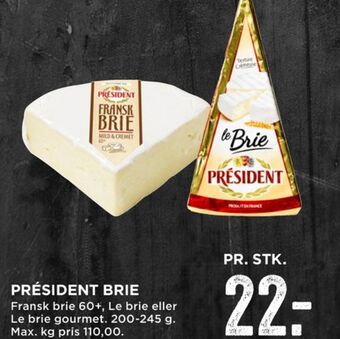 MENY Président brieost le brie tilbud
