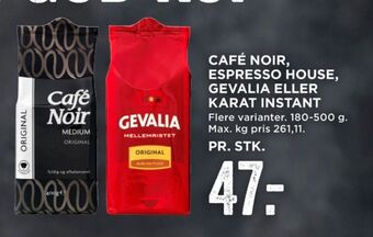 MENY Original kaffe formalet tilbud