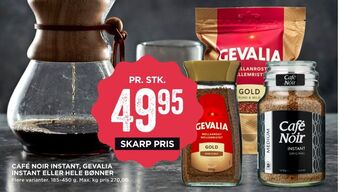 MENY Cafe noir instant kaffe tilbud