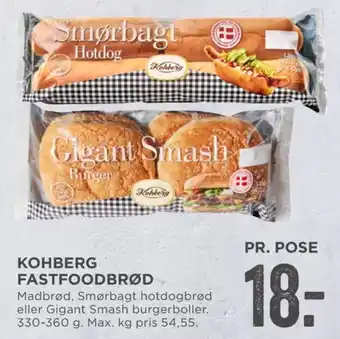 MENY Kohberg pølsebrød tilbud