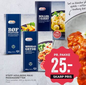MENY Steff houlberg færdigretter tilbud