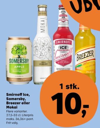 SuperBrugsen Smirnoff ice rtd-cider tilbud
