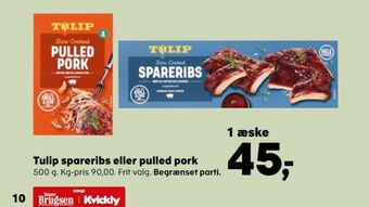 SuperBrugsen Tulip spareribs tilbud