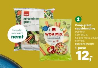 SuperBrugsen Coop grøntsager tilbud