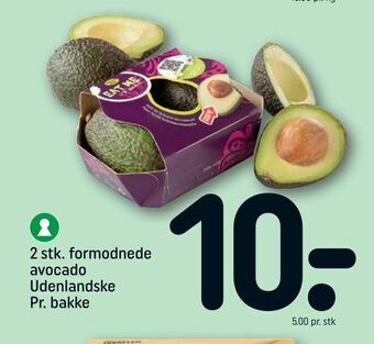 REMA 1000 2 stk. formodnede avocado Udenlandske tilbud