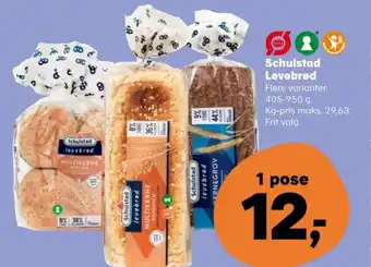 SuperBrugsen Levebrød rugbrød-skiver tilbud